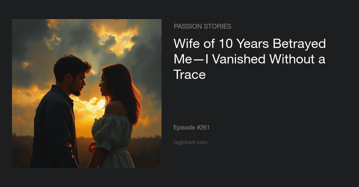 Wife of 10 Years Betrayed Me—I Vanished Without a Trace